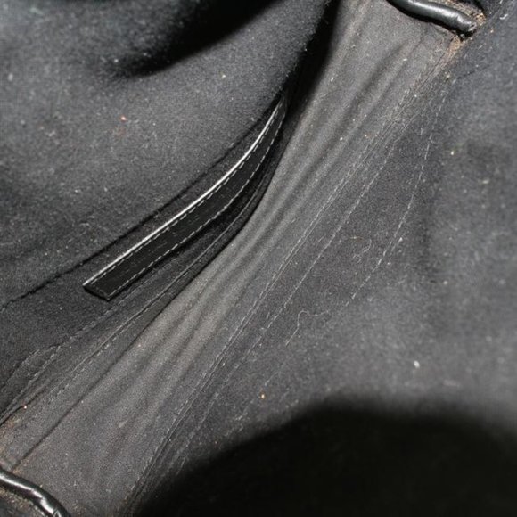 Balenciaga Black Canvas x Calfskin XS Navy Cabas 2way Crossbody 89ba629s - Picture 11 of 12